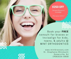 Promotion graphic: Schedule your free orthodontic consult, a $250 value