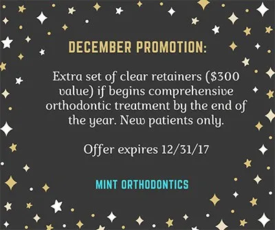 December 2017 promotion graphic