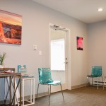 Interior photo: Relaxing waiting room with brochures for Mint Braces in Somerset NJ