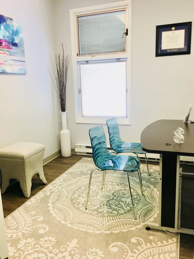 Interior photo: Renovated & relaxing orthodontic consult room in Somerset NJ