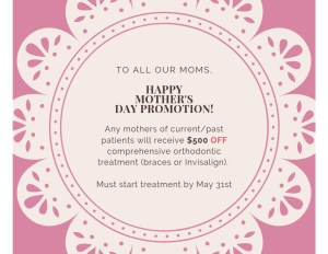 May 2019 Mothers Day promotion graphic