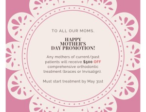 May 2019 Mothers Day promotion graphic